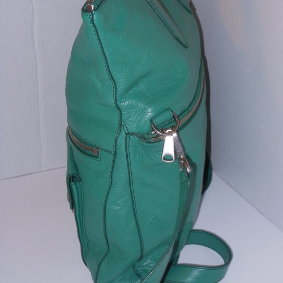 FOSSIL GREEN LEATHER SHOULDER/HANDBAG - Picture 6 of 9